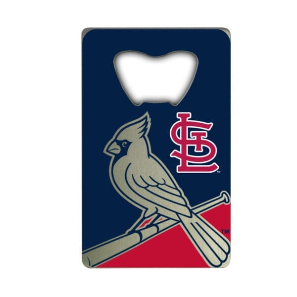 St. Louis Cardinals Credit Card Style Bottle Opener 2 x 3.25 1